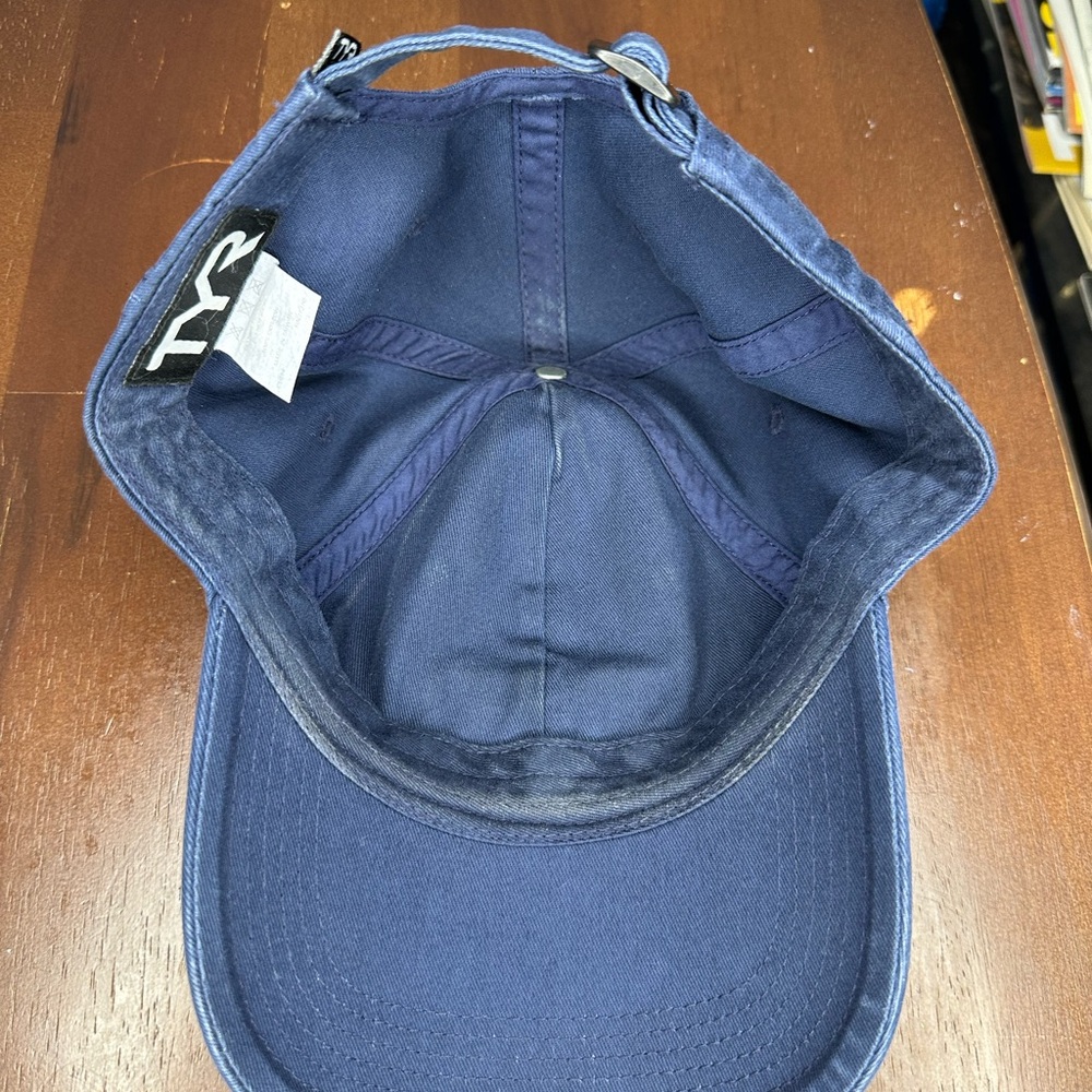 TYR Dark Blue Baseball Cap - Picture 3 of 3